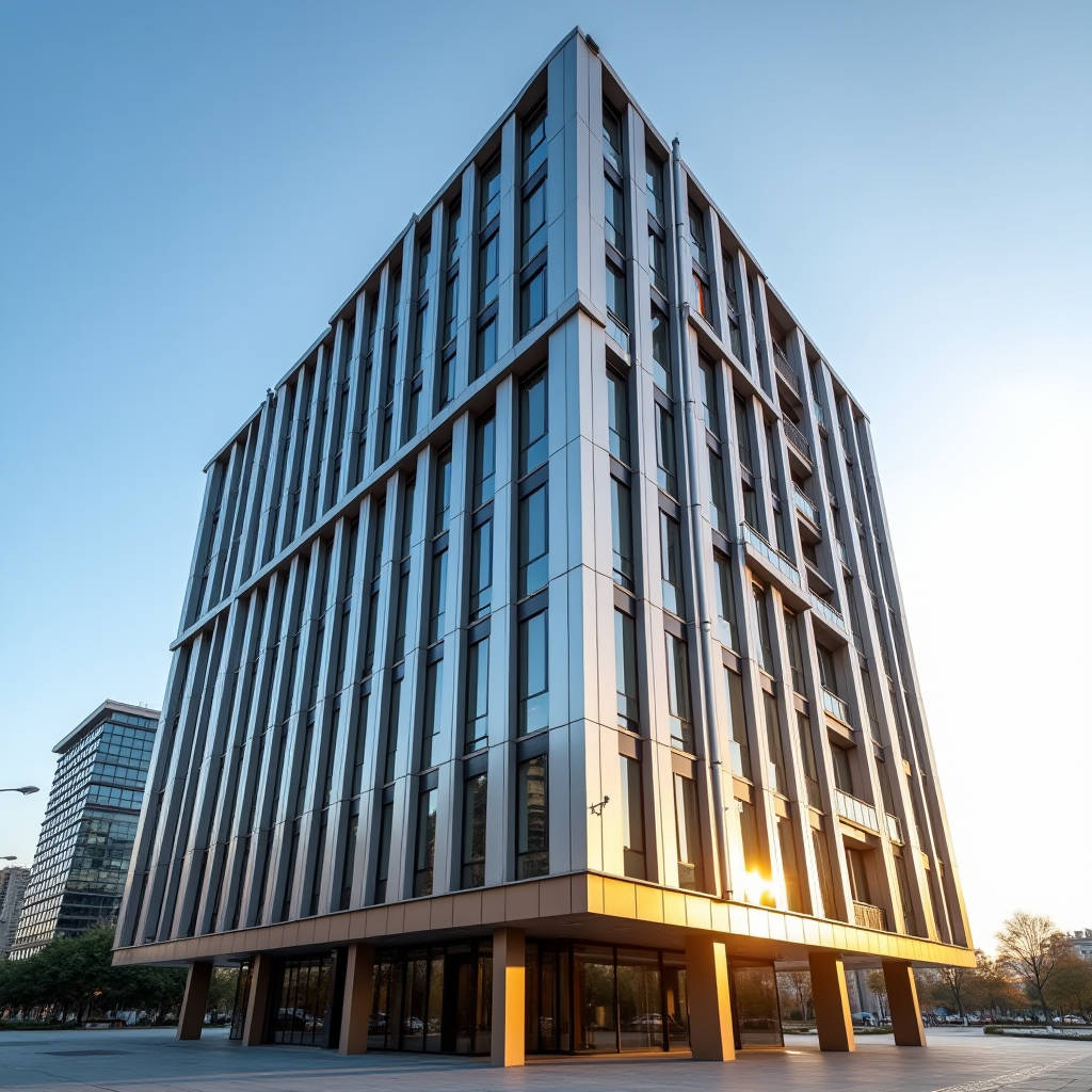 Solid Aluminium Facade Systems Engineering Specs for Wind Load and Thermal Movement