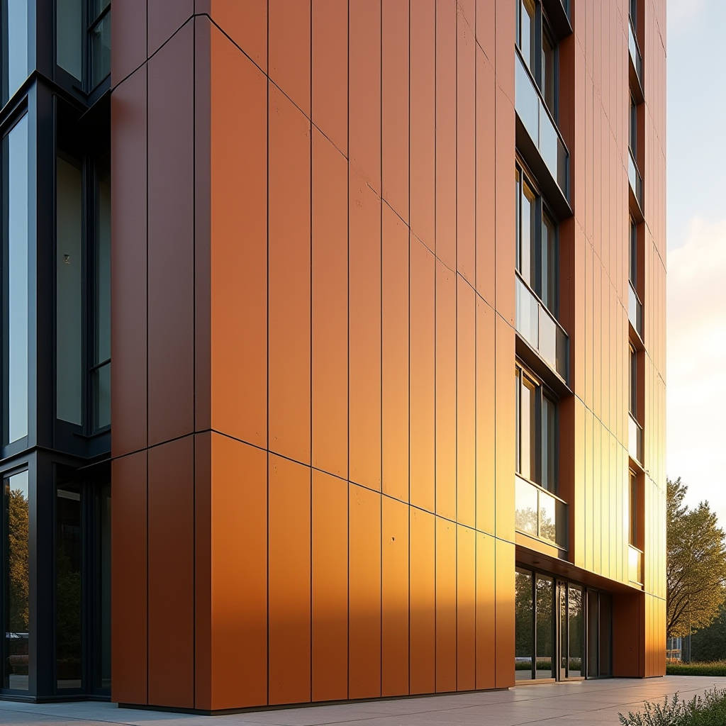 Terracotta Effect Aluminum Facade Engineering Solid Panels That Outperform Fired Clay