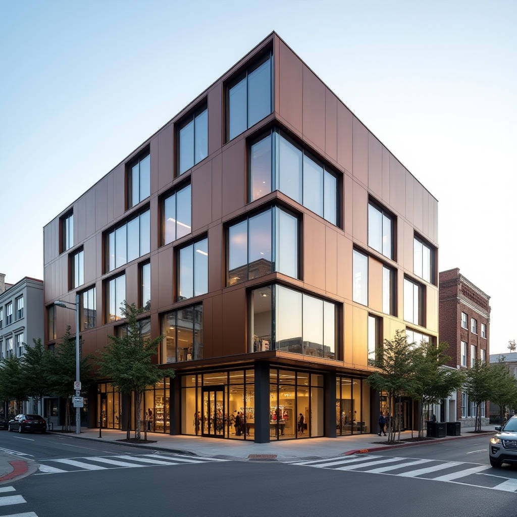 Open Joint Aluminum Facade Engineering and Installation for Commercial Rainscreen Projects