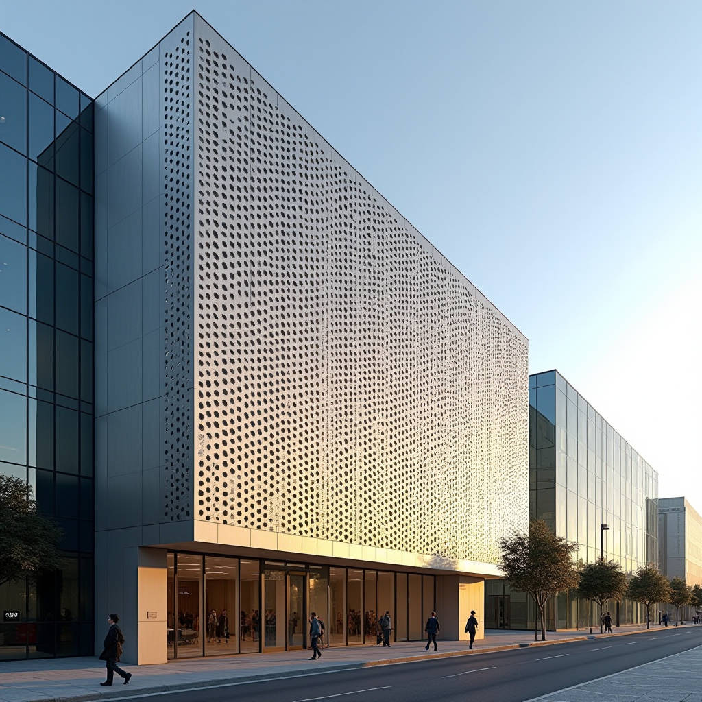 Perforated Aluminium Screens Engineering Guide for Open Area Wind Load and Coating Durability