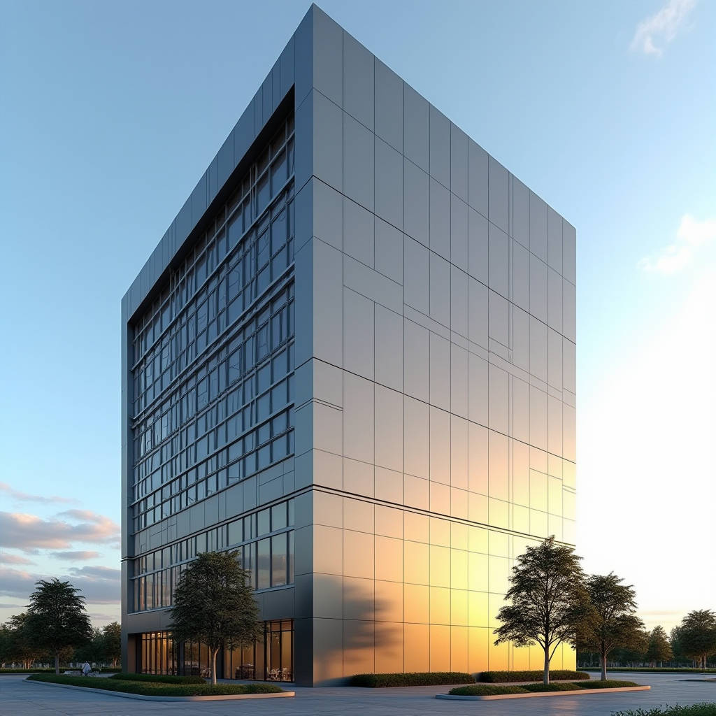 LEED Compliant Aluminum Facade Credits Built on Recycled Content and EPD Documentation