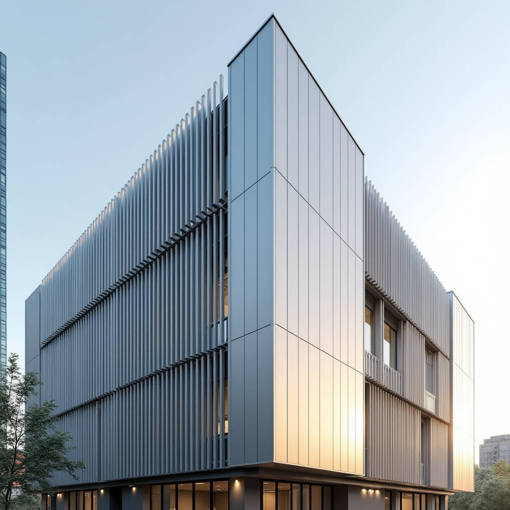 Energy Saving Aluminum Facade Engineering for Ventilated Cavities and Thermal Break Performance in Hot Climates