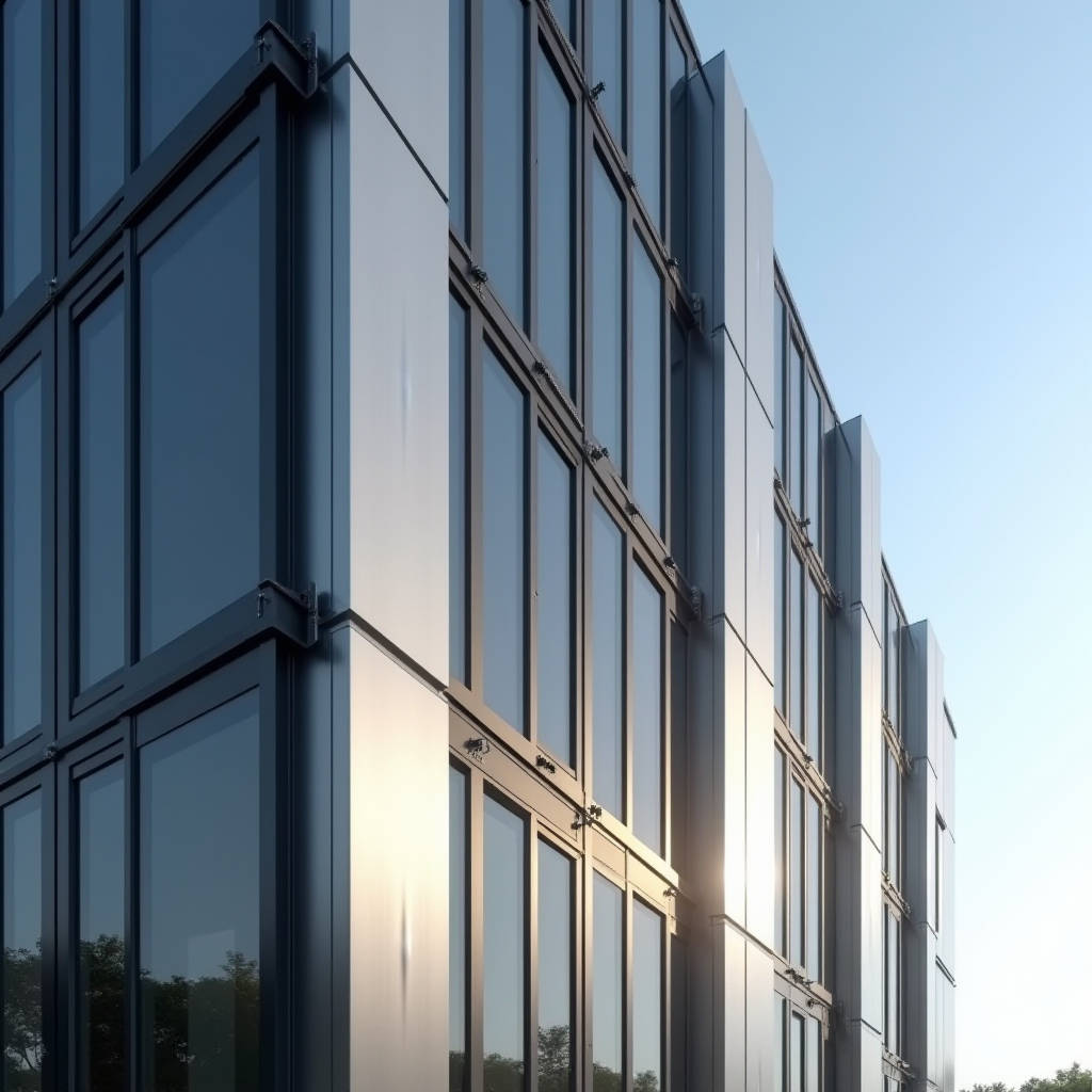 Aluminium Facade Fin Structural Design Wind Load Brackets and Profile Selection