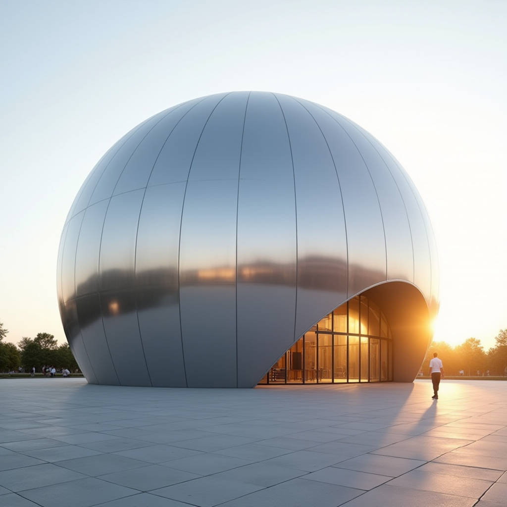 Spherical Aluminum Facade Engineering From Panelization to Installation