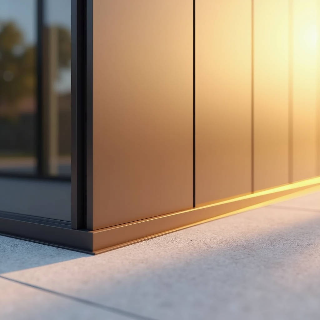 Aluminum Shadowline Trim Engineering the Reveal Joint for Solid Aluminium Cladding Facades