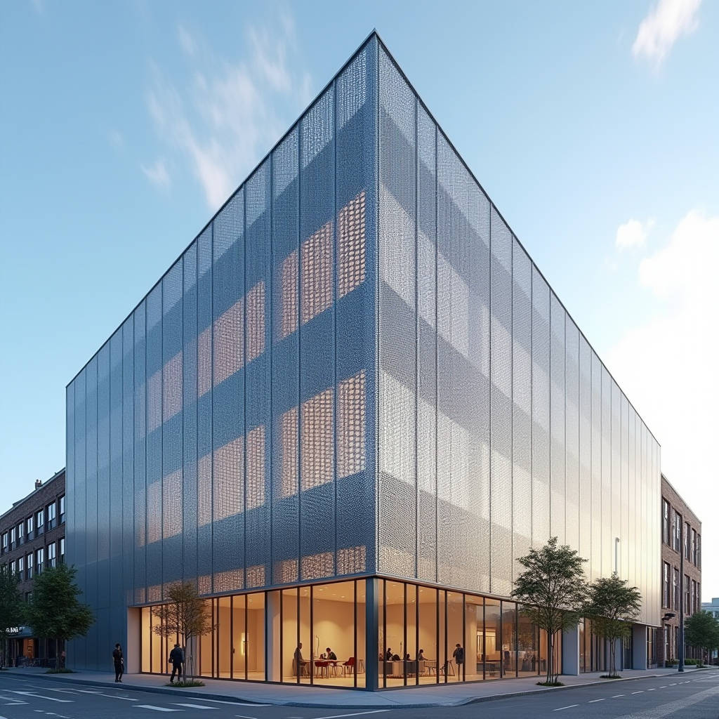 Engineering Perforated Aluminium Mesh Facades for Wind Load and 25 Year Durability