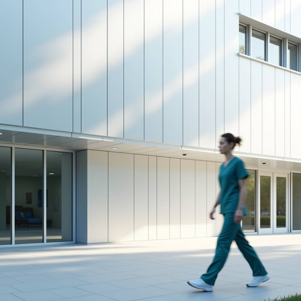 Antibacterial Aluminum Panel Silver Ion Coating Technology and Healthcare Facade Specification