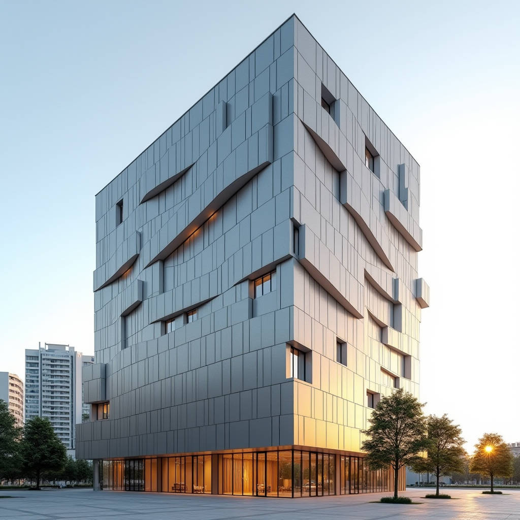 Grasshopper Parametric Aluminum Facade From Design Model to Fabrication Ready Solid Aluminium Panels