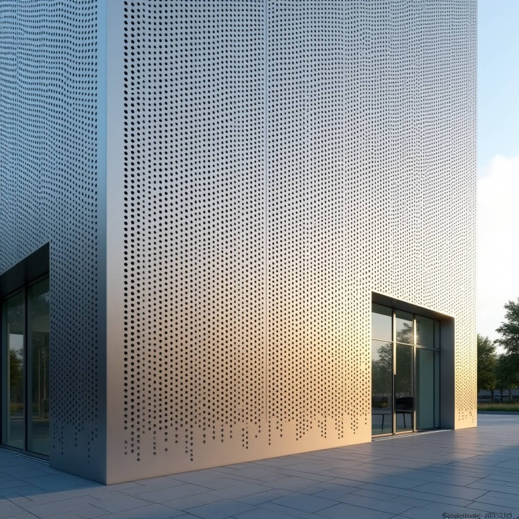 Specifying an Aluminium Sheet with Holes for Facades, Wind Load and Acoustic Performance