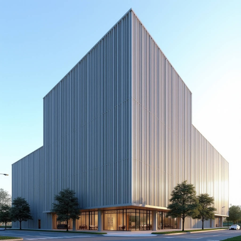 Solid Aluminium Strip Facade Specification Guide for Wind Load Coating and Cost