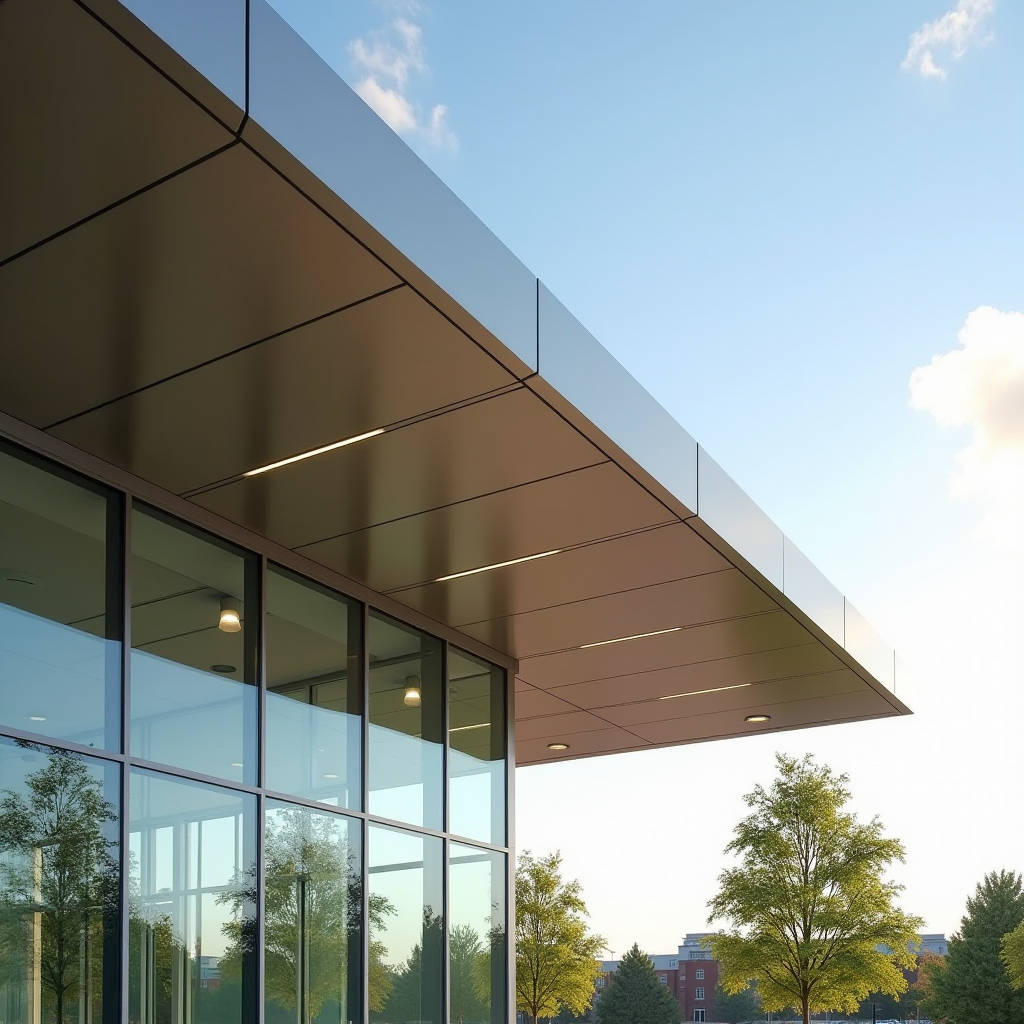 Aluminum Ceiling Facade Engineering for Exterior Soffits and Canopies