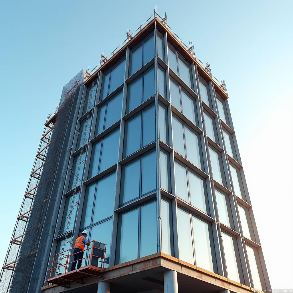 Structural Aluminum Profile 6061 T6 for Curtain Wall Mullions and Transoms Load Path Design