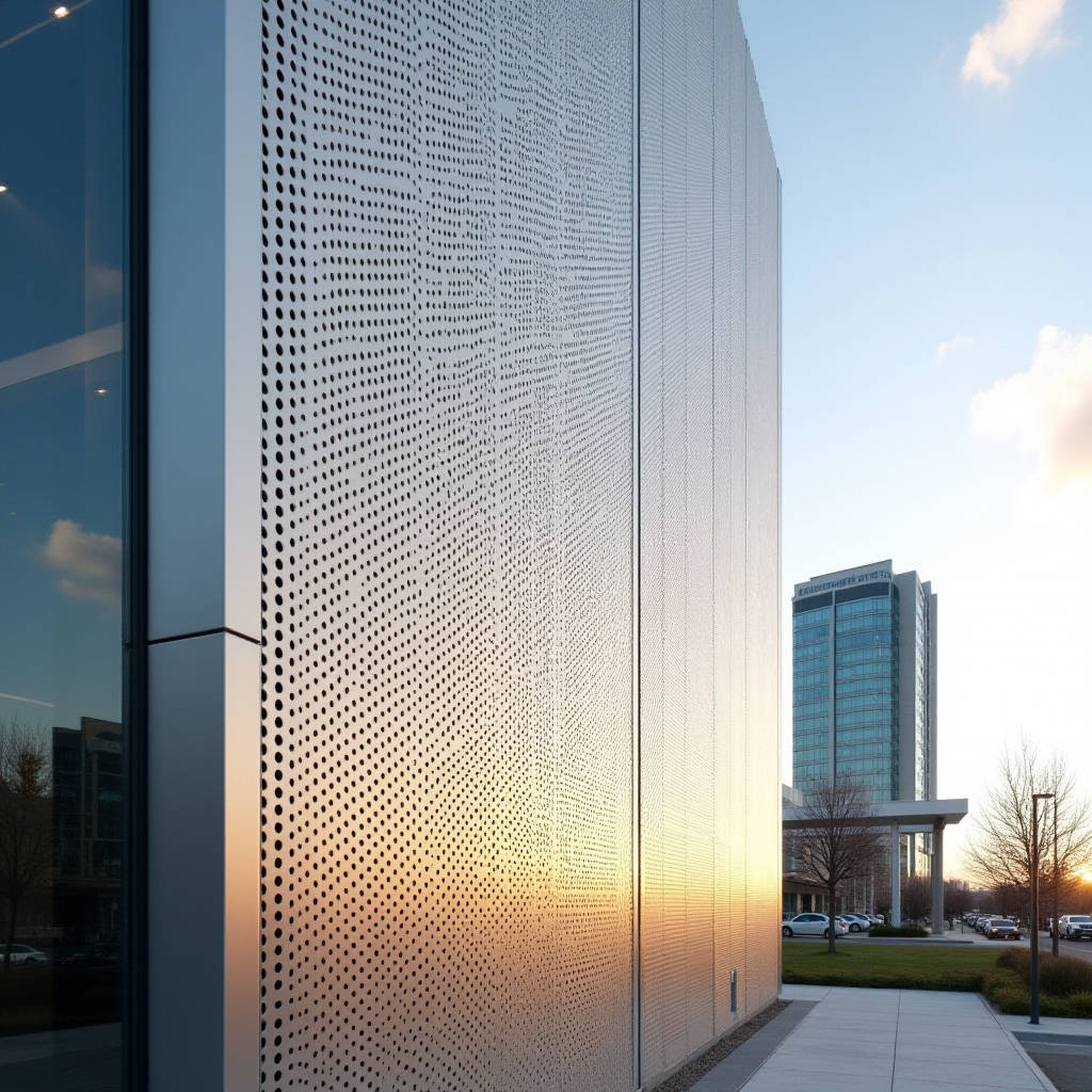Perforated Metal Panel Facade Engineering Open Area Wind Load and Drainage