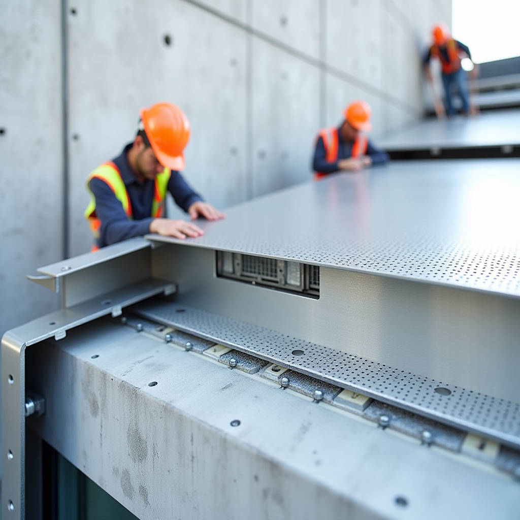 Perforated Aluminum Channel Integration in Solid Cladding Support Systems