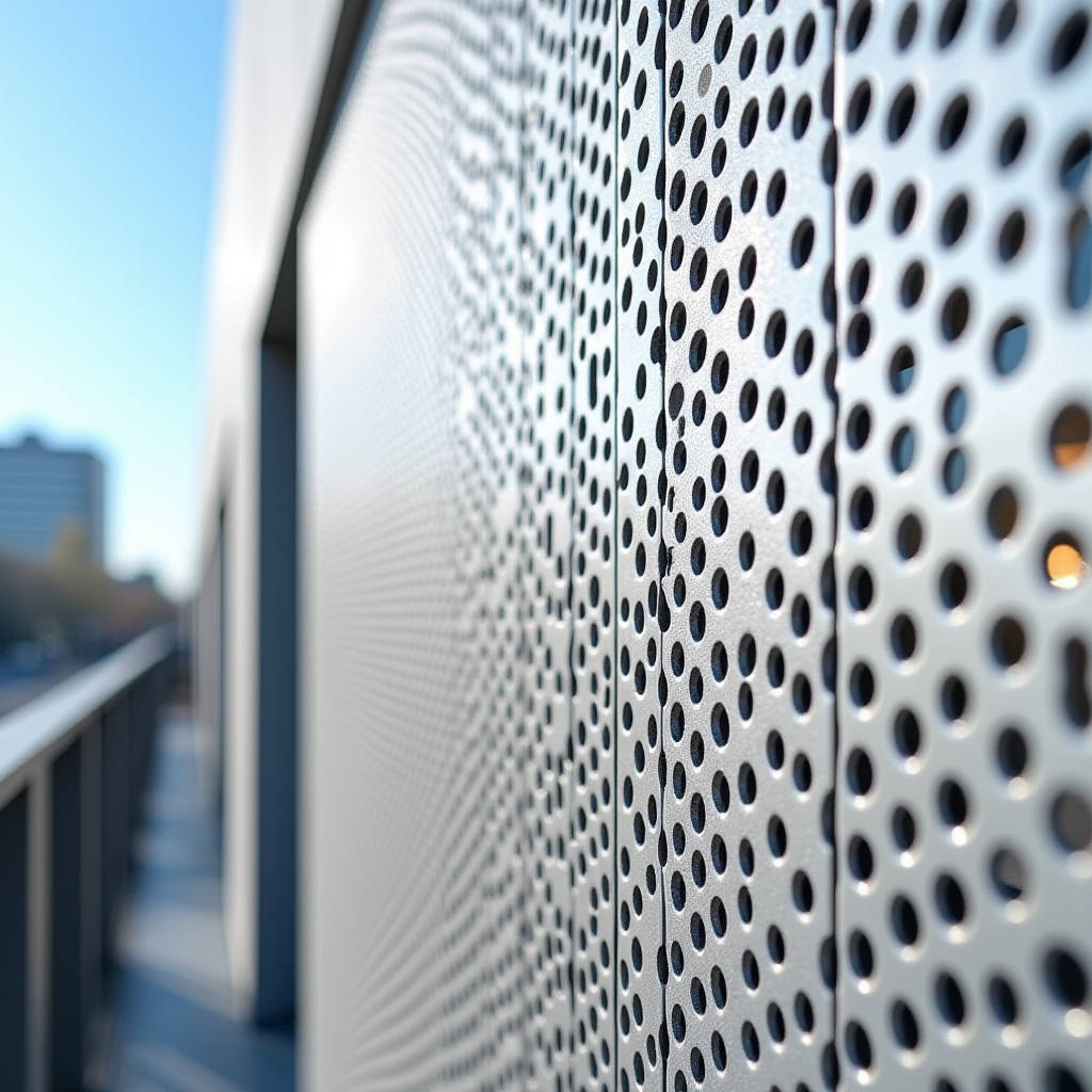 Structural Integrity and Acoustic Performance of Perforated Corrugated Aluminum Facades