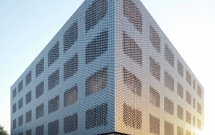 Engineering a Hexagonal Perforated Aluminum Sheet for Curtain Wall and Rainscreen Facades