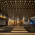 Perforated Aluminum Ceiling Panel Indoor Parking Garage Powder Coated Fire Resistant Metal Ceiling Panels