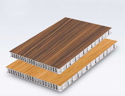 Wood Grain Aluminum Honeycomb Panel Realistic Wood Finish Lightweight Durable Decorative Panel for Modern Architecture