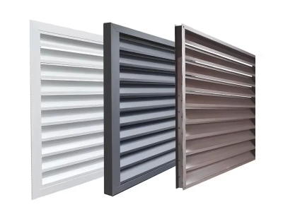 Aluminum Louvers Ventilation and Sun Shading Systems