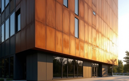 Corten Steel Effect Aluminum Facade Engineering Performance and Coating Specification Guide