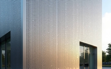 Specifying an Aluminium Sheet with Holes for Facades, Wind Load and Acoustic Performance