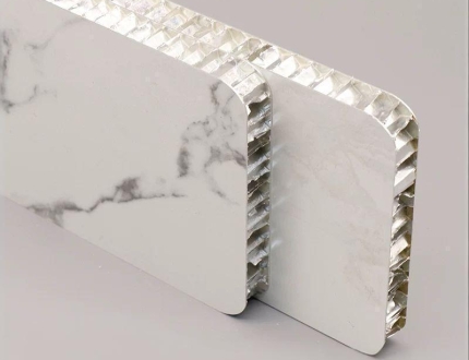 Stone Grain Aluminum Honeycomb Panel High-End Faux Stone Texture Decorative Panels Lightweight High-Strength Custom Solutions for Interior and Exterior Wall Cladding and Curtain Wall Applications