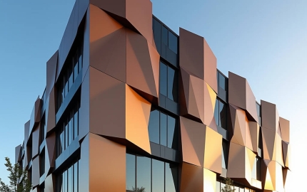 Folded Aluminum Facade Engineering Material Behavior Fabrication Tolerances and Wind Load Performance