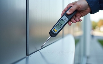 Aluminum Coating Thickness Test Methods Standards and Calibration for Solid Cladding Panels