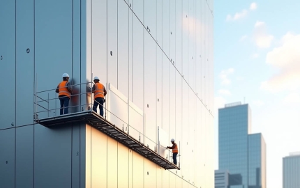 Aluminum Facade Air Infiltration Test for Solid Cladding Joint Performance and QA