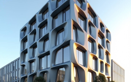 Engineering a 3D Rendering Aluminum Facade From Wind Load to Shop Drawing