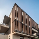 European Design Factory Price Aluminum Baffle Wood Effect for Ceiling Wall Exterior Applications Villas Hotels Malls Hospitals