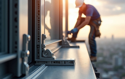 High Rise Aluminum Facade Fastening Systems Engineering Wind Loads and Thermal Movement