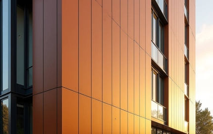 Terracotta Effect Aluminum Facade Engineering Solid Panels That Outperform Fired Clay