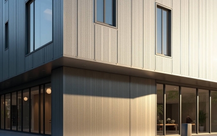 Interactive Aluminum Facade How Solid Panels Respond to Light Heat and Wind Without Electronics