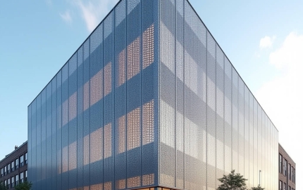 Engineering Perforated Aluminium Mesh Facades for Wind Load and 25 Year Durability