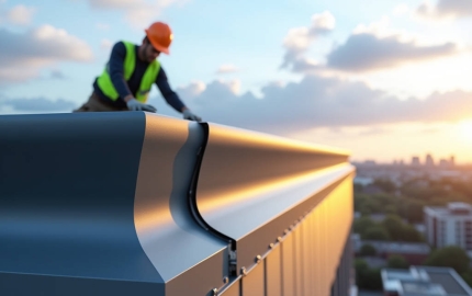 Aluminum Parapet Cap Wind Load Design and Thermal Movement Engineering for Commercial Buildings