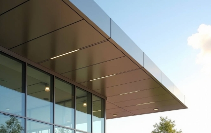 Aluminum Ceiling Facade Engineering for Exterior Soffits and Canopies
