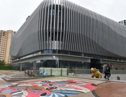 European Design Factory Price Aluminum Baffle Wood Effect for Ceiling Wall Exterior Applications Villas Hotels Malls Hospitals