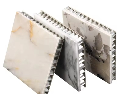 Stone Aluminum Honeycomb Panels ASTM CE Certified OEM ODM for European Commercial Building Facade Decoration Alu Honeycomb Panel