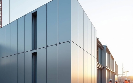 Aluminum Facade Visual Mockup Validation for Solid Cladding Flatness and Color