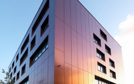 Color Changing Aluminum Facade Engineering Interference Coatings for Solid Aluminium Panels