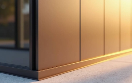 Aluminum Shadowline Trim Engineering the Reveal Joint for Solid Aluminium Cladding Facades