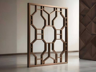 Modern Fence, Villa Aluminum Window Grille, Chinese Style Partition Screen