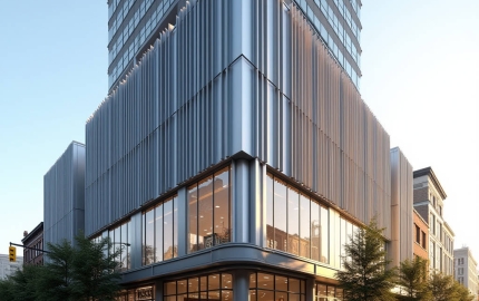 Podium Aluminum Facade Engineering for Mixed Use Building Envelope Performance