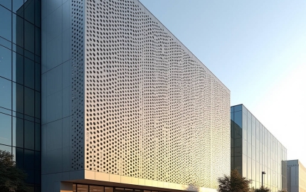 Perforated Aluminium Screens Engineering Guide for Open Area Wind Load and Coating Durability