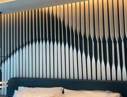 High-End Custom Twisted Aluminum Baffles for Indoor and Outdoor Metal Ceiling Decorative Materials – A Preferred Choice for Spatial Design Aesthetics