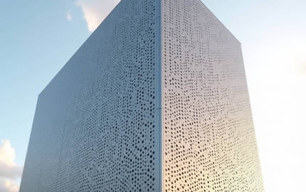 Specifying an Aluminum Sheet with Holes for Facades Open Area Alloy and Coating