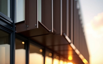 Aluminum Sunshade Fin Structural Engineering Wind Load Brackets and Alloy Selection