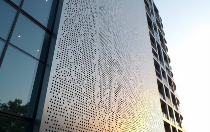 Aluminium Perforated Metal Sheet Engineering for Facade Cladding and Sunscreen Design