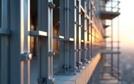 Aluminum Carrier Profile Structural Engineering for Solid Aluminium Rainscreen Facades